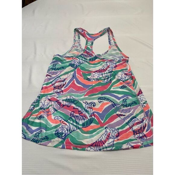 Lilly Pulitzer Zebra Tiger Luxletic Tank Top Racerback Size XS - Picture 4 of 5